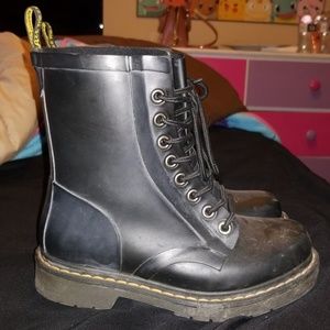 Dr Martens 1460 Drench Vegan  Rubber Rain Boot